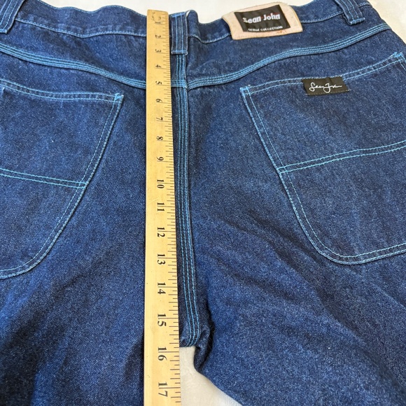 Sean John Denim Collection Blue Jeans Mens 42/28 Baggy Carpenter Style Pants - Picture 11 of 12